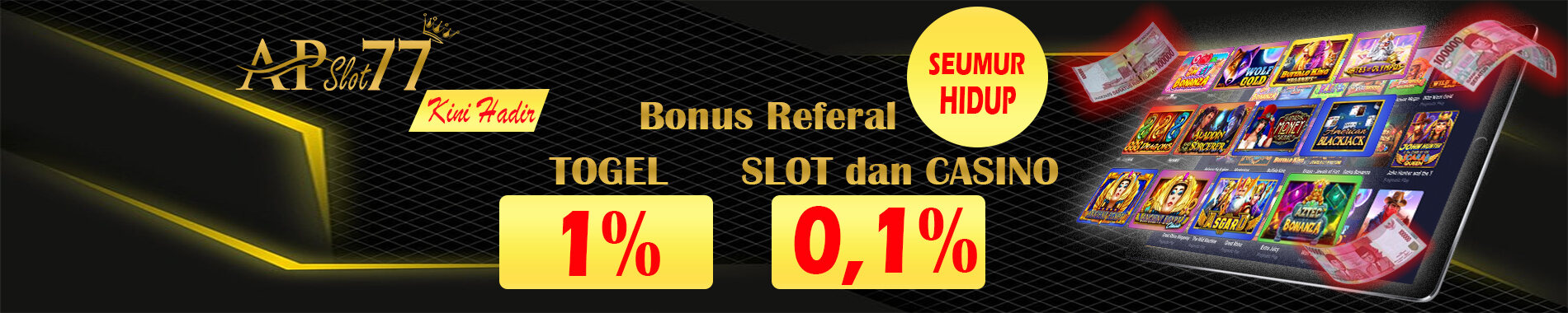 Bonus referal seumur hidup